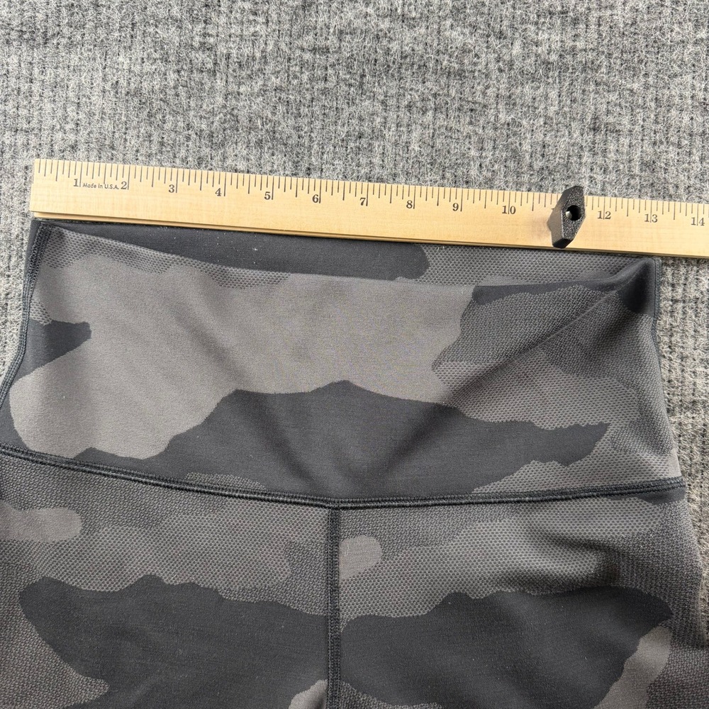 Aerie Chill Play Move Leggings Womens Large Gray Camo High Waisted Mesh L - Picture 4 of 8